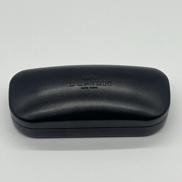 Coach New York Black Eyeglasses Sunglasses Clamshell Hard Case - Picture 1 of 6
